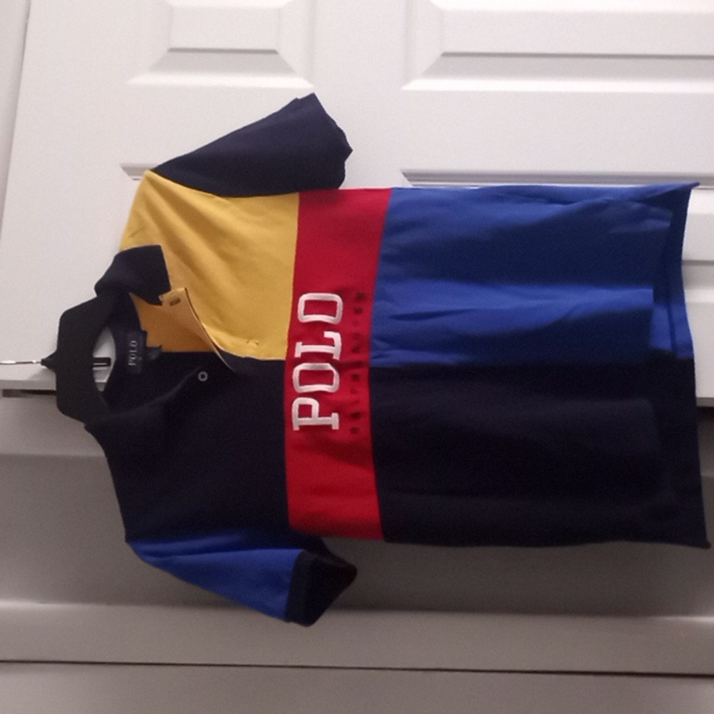 Polo Ralph Lauren size M (10-12) color blue,yellow,red